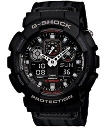 G-SHOCK | G-Shock 'XL Ana-Digi' Nylon Strap Watch, 55mm(アナログ腕時計)