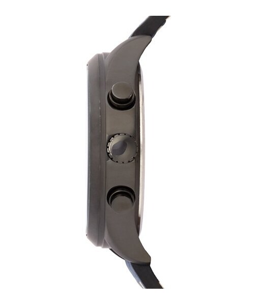 TIMEX（タイメックス）の「Timex® 'Intelligent Quartz - Fly-Back' Chronograph Leather Strap Watch, 43mm（アナログ腕時計・Blue）」の2枚目の写真