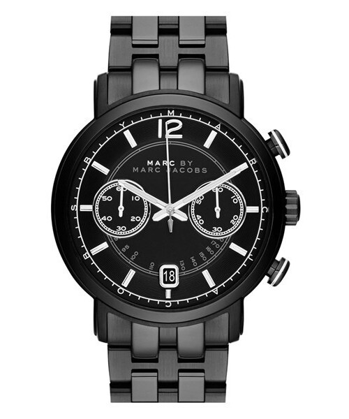 Marc by Marc Jacobs（マークバイマークジェイコブス）の「MARC BY MARC JACOBS 'Fergus' Chronograph Bracelet Watch, 42mm（アナログ腕時計・Black）」の3枚目の写真