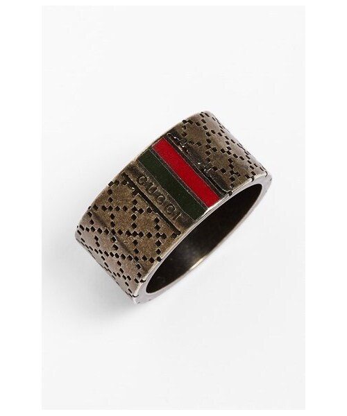GUCCI（グッチ）の「Gucci 'Diamantissima' Ring（アクセサリー・Silver 10・10）」の2枚目の写真