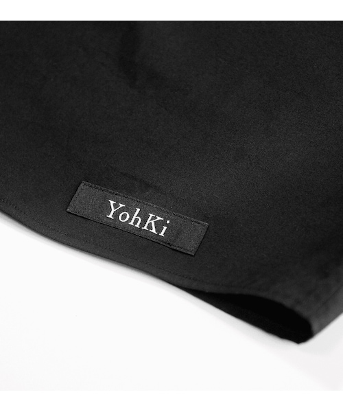 YohKi（ヨウキ）の「"Henkei " Back-open regular collar shirt(Black)（シャツ/ブラウス・メンズ・ブラック・2/3）」の7枚目の写真