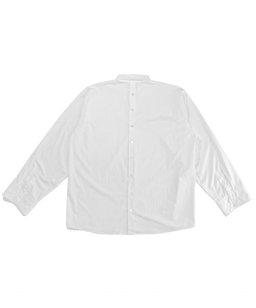 YohKi（ヨウキ）の「"Henkei " Back-open regular collar shirt(White)（シャツ/ブラウス・メンズ・ホワイト・2/3）」の2枚目の写真