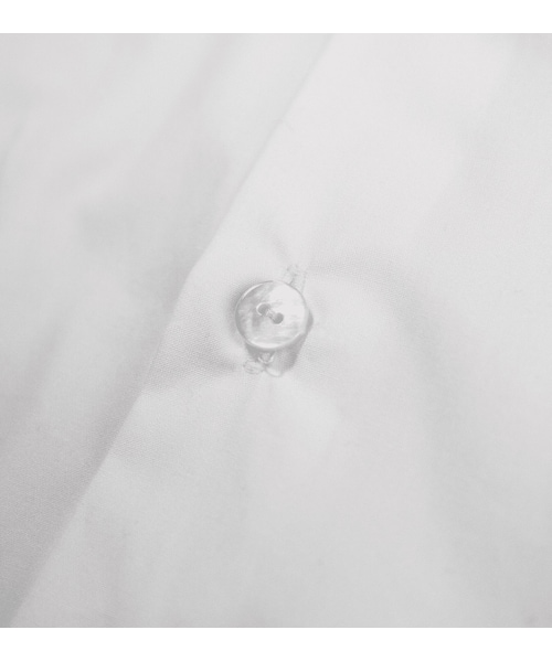 YohKi（ヨウキ）の「"Henkei " Back-open regular collar shirt(White)（シャツ/ブラウス・メンズ・ホワイト・2/3）」の6枚目の写真