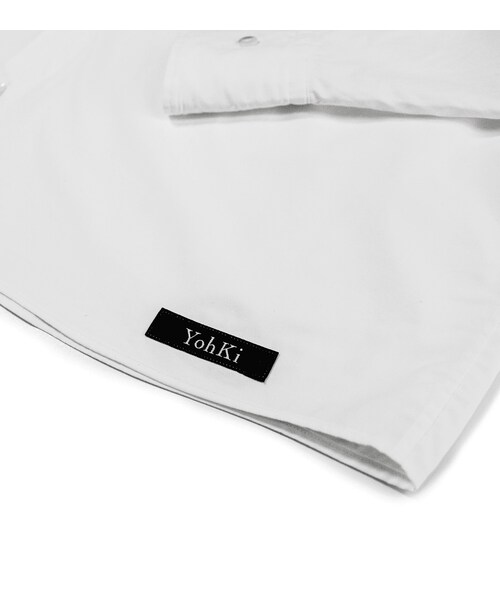 YohKi（ヨウキ）の「"Henkei " Back-open regular collar shirt(White)（シャツ/ブラウス・メンズ・ホワイト・2/3）」の7枚目の写真