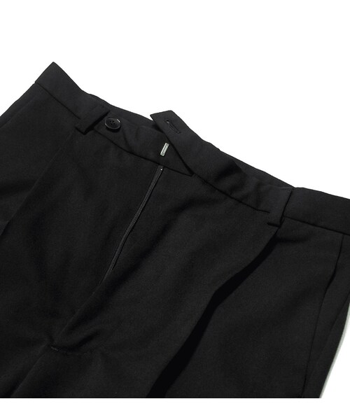 YohKi（ヨウキ）の「"Orikaeshi “ straight slacks(Black)（スラックス・メンズ・ブラック・0/1/2）」の5枚目の写真