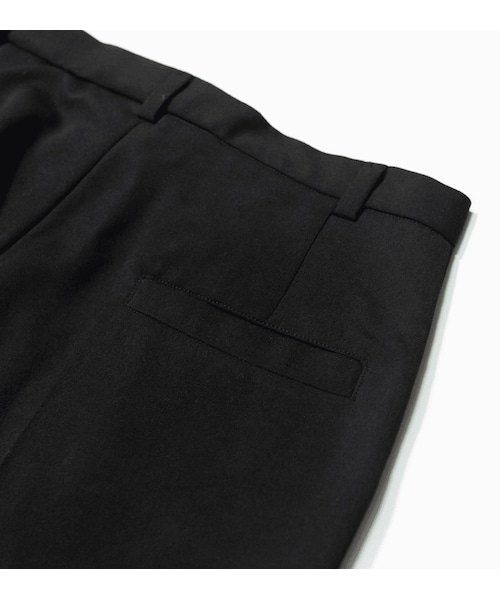 YohKi（ヨウキ）の「"Orikaeshi “ straight slacks(Black)（スラックス・メンズ・ブラック・0/1/2）」の7枚目の写真