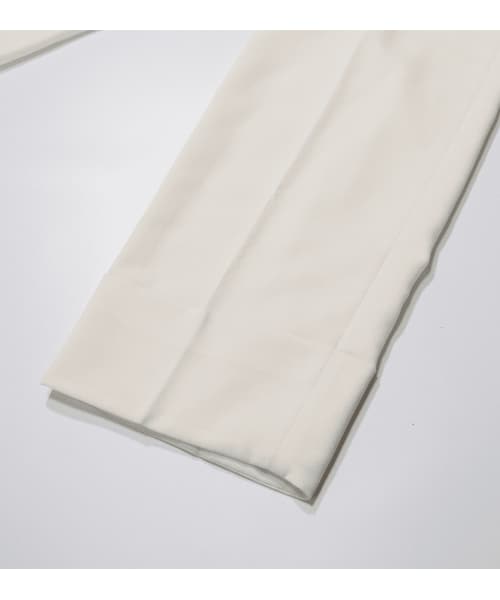 YohKi(ヨウキ)の「" Orikaeshi“ straight slacks(White)(スラックス・メンズ・ホワイト・0/1/2)」の5枚目の写真