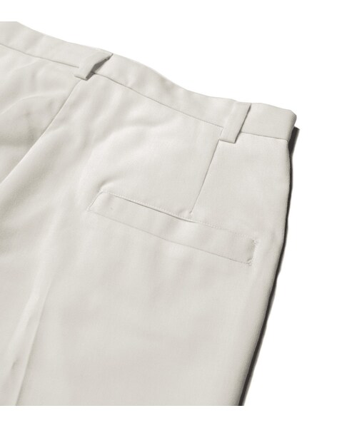 YohKi(ヨウキ)の「" Orikaeshi“ straight slacks(White)(スラックス・メンズ・ホワイト・0/1/2)」の6枚目の写真