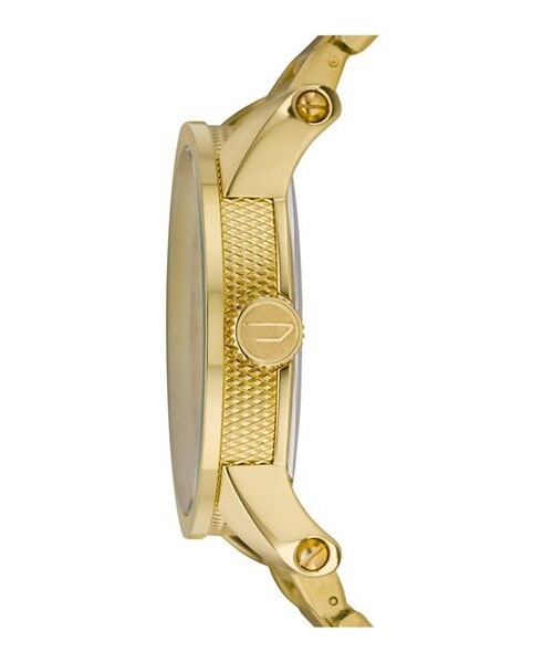 DIESEL(ディーゼル)の「DIESEL® 'Franchise' Bracelet Watch, 46mm(アナログ腕時計・Gold)」の4枚目の写真