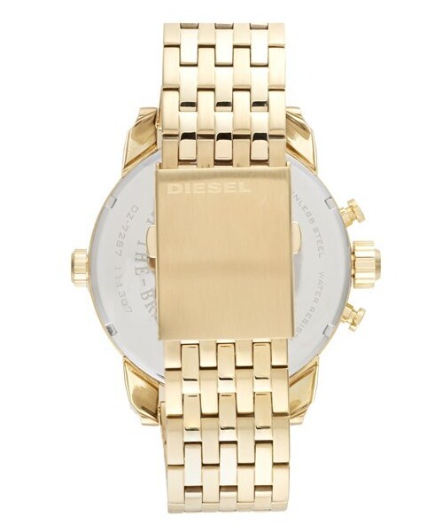 DIESEL（ディーゼル）の「DIESEL® 'Little Daddy' Chronograph Bracelet Watch, 51mm（アナログ腕時計・Gold）」の5枚目の写真