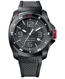 TOMMY HILFIGER | Tommy Hilfiger Silicone Strap Watch, 49mm(アナログ腕時計)