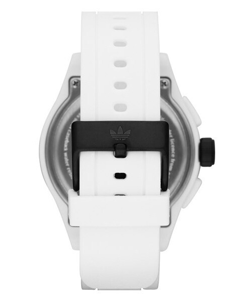 adidas(アディダス)の「adidas Originals 'Newburgh' Chronograph Watch, 48mm(アナログ腕時計・White/ Black)」の2枚目の写真
