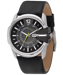DIESEL | DIESEL® 'Master Chief' Leather Strap Watch, 45mm(アナログ腕時計)