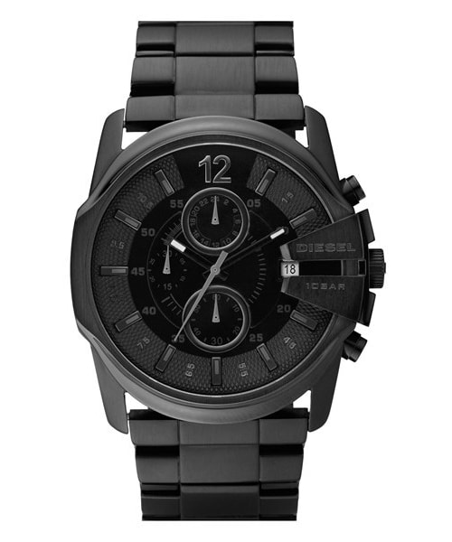 DIESEL（ディーゼル）の「DIESEL® 'Master Chief' Chronograph Bracelet Watch, 45mm（アナログ腕時計・Black）」の2枚目の写真