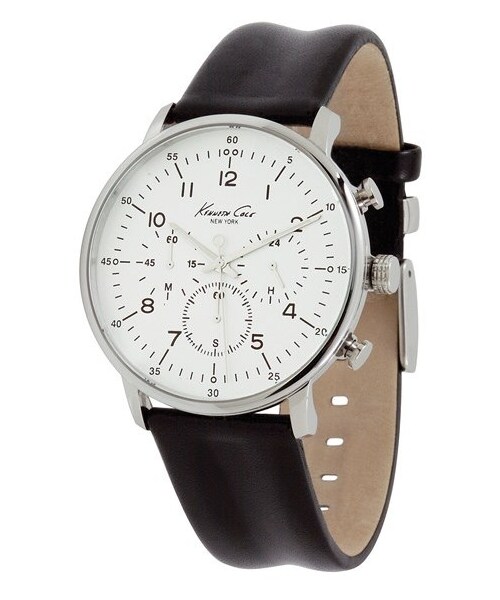Kenneth Cole(ケネスコール)の「Kenneth Cole New York Round Case Watch, 42mm(アナログ腕時計・Black / Black)」の2枚目の写真