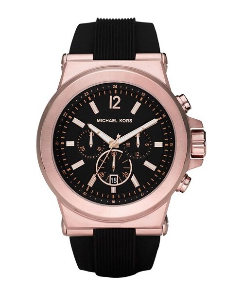 MICHAEL KORS（マイケルコース）の「MICHAEL Michael Kors Michael Kors Chronograph Watch（アナログ腕時計・Rose Gold/ Black）」の3枚目の写真