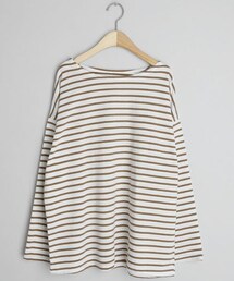 DHOLIC | ボーダーラウンドTシャツ(Tシャツ/カットソー)