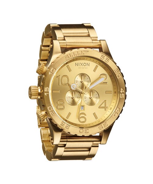 NIXON(ニクソン)の「Nixon 'The 51-30 Chrono' Watch(アナログ腕時計・Gold)」の1枚目の写真