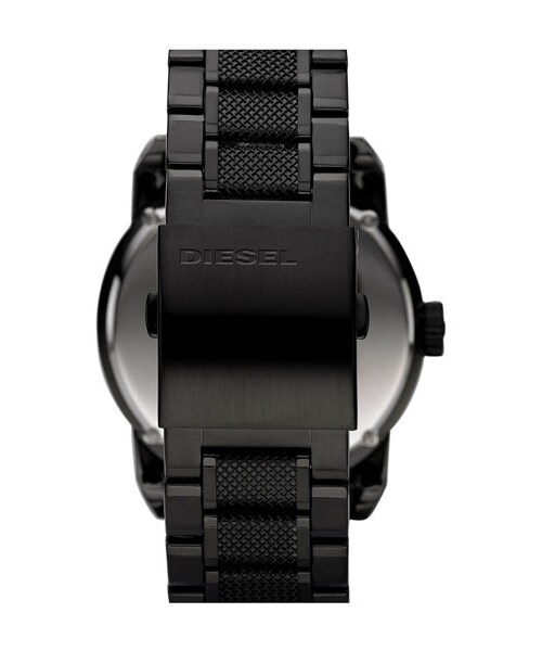 DIESEL(ディーゼル)の「DIESEL® 'Franchise' Bracelet Watch, 46mm(アナログ腕時計・Black/Black)」の3枚目の写真