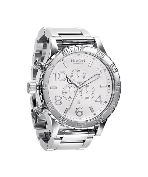 NIXON(ニクソン)の「Nixon 'The 51-30 Chrono' Watch(アナログ腕時計・White / Silver)」の2枚目の写真