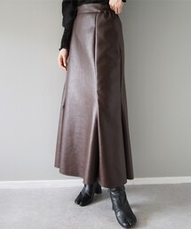 LAULEN | Mermaid leather Skirt(スカート)