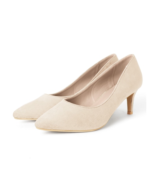 GRL（グレイル）の「ポインテッドトゥベーシックパンプス（パンプス・レディース・レオパード/ボルドー/ブラック/ブラウン/ピンク/アイボリー/パイソン/パープル/ライトグレー・24.5）」の2枚目の写真