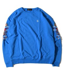 ALDIES | Lily Embroidery Big Sweat(Blue)(スウェット)