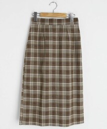 DHOLIC | チェックHラインスカート(スカート)