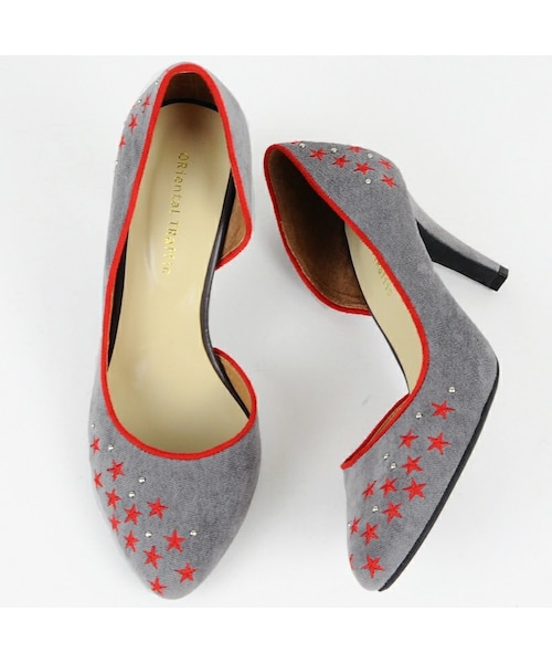 グレー ハイヒールシューズ 星刺繍 グレー ハイヒールシューズ 星刺繍 楽天市場】スタッズ 星