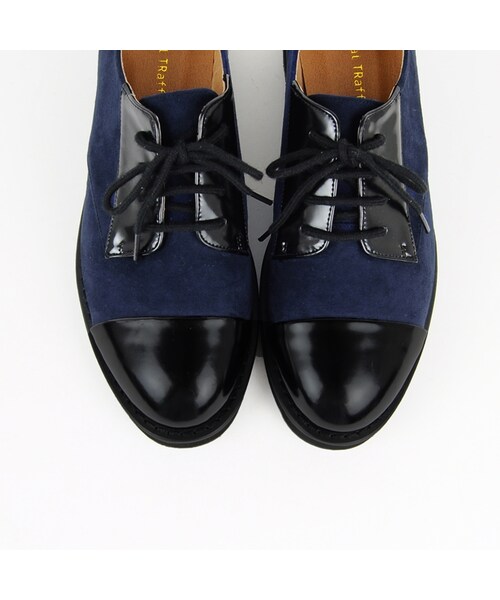 ORiental TRaffic（オリエンタルトラフィック）の「厚底レースアップシューズ（シューズ・レディース・ブラック/グレー/ネイビー・S/M/L/LL）」の4枚目の写真