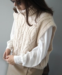 LAULEN | Turtle cable vest(ベスト)