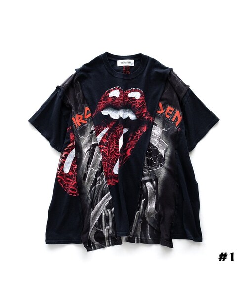 DISCOVERED（ディスカバード）の「DISCOVERED “NEWSED” WIDE T-SHIRT 