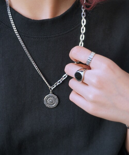 BOYSHE（ボーイシー）の「Silver925製 ブラックラウンドBIGリング【E0022】（リング・レディース・その他）」の9枚目の写真