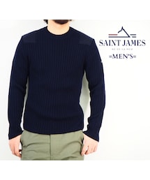 SAINT JAMES | GOUVERNAIL III［NAVY(NVY)］(ニット/セーター)