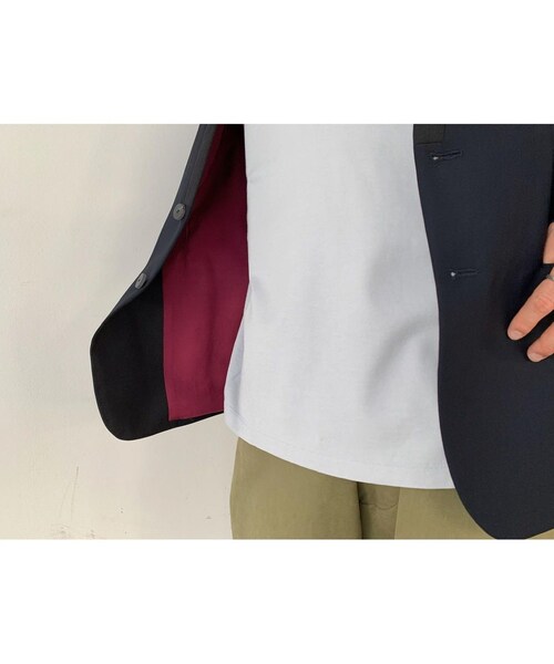 m’s braque Collarless Jacket ノーカラージャケット m's braque（エムズブラック）の「m's braque / S2B COLLARLESS TRIM