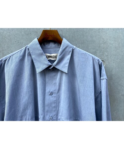 素材cotton100%POLYPLOID  ポリプロイドshirt jacket cシャツ