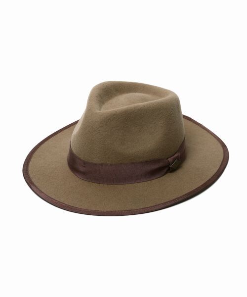 VIRGOwearworks（ヴァルゴウェアワークス）の「UNDER WORLD HAT ウール フェルトハット（帽子・メンズ・BLACK/BEIGE/NAVY）」の3枚目の写真