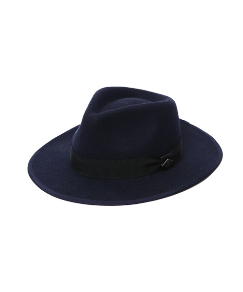 VIRGOwearworks（ヴァルゴウェアワークス）の「UNDER WORLD HAT ウール フェルトハット（帽子・メンズ・BLACK/BEIGE/NAVY）」の4枚目の写真