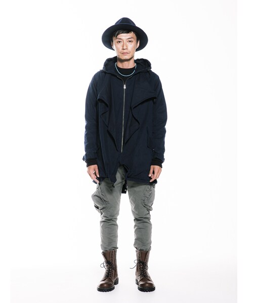 VIRGOwearworks（ヴァルゴウェアワークス）の「UNDER WORLD HAT ウール フェルトハット（帽子・メンズ・BLACK/BEIGE/NAVY）」の5枚目の写真
