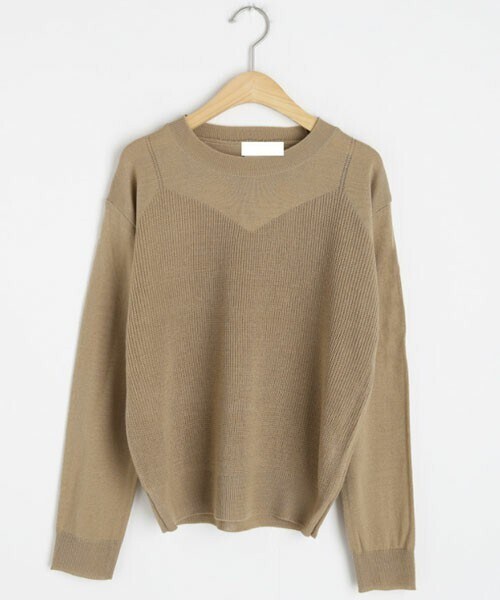 DHOLIC（ディーホリック）の「ビスチェレイヤード風ニット（ニット/セーター・レディース・ホワイト/ピンク/ベージュ/ブルー・FREE）」の2枚目の写真