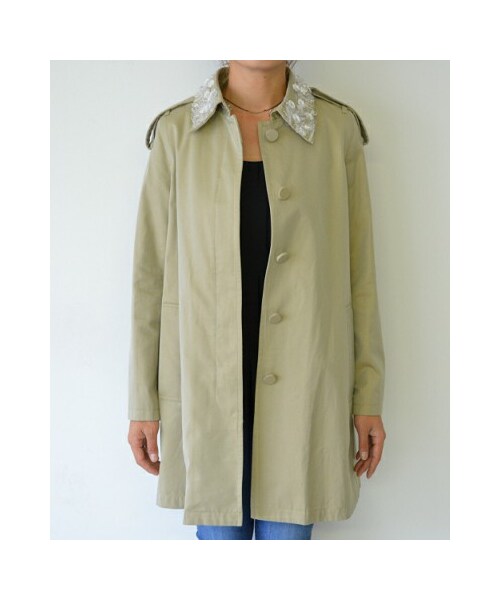 REKISAMI（レキサミ）の「襟ビジュートレンチコート（）」 - WEAR