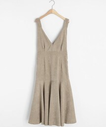 DHOLIC | コーデュロイスリーブレスワンピース(ワンピース)