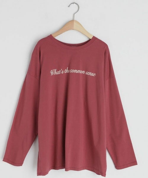 DHOLIC(ディーホリック)の「バックスリットプリントTシャツ(Tシャツ/カットソー・レディース・グリーン/ブラック/ピンク/ホワイト・FREE)」の4枚目の写真