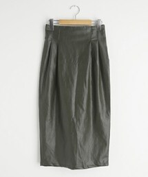 DHOLIC | タックレザー調スカート(スカート)