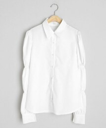 DHOLIC | ギャザースリーブシャツ(シャツ/ブラウス)