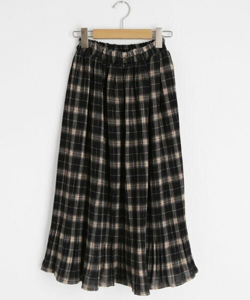 DHOLIC（ディーホリック）の「プリーツチェックスカート（スカート・レディース・レッド/ブラック/ベージュ・FREE）」の2枚目の写真