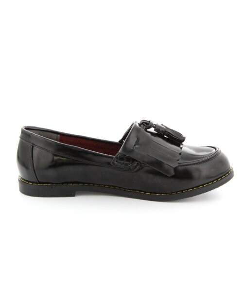 GLOBAL WORK（グローバルワーク）の「フリンジタッセルローファー（シューズ・レディース・ブラック09/シルバー12/ネイビー88・Ｓ(22-22.5cm)/Ｍ(23-23.5cm)/Ｌ（24-24.5cm））」の5枚目の写真