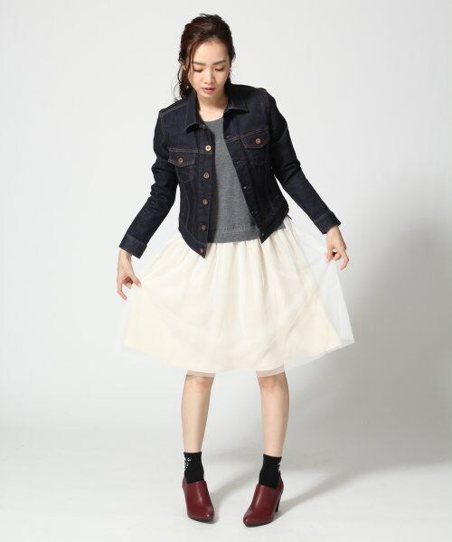 GLOBAL WORK（グローバルワーク）の「ニットドッキングワンピース（ワンピース/ドレス・レディース・ボーダー06/グレー15/ネイビー88・Ｍ/Ｌ）」の5枚目の写真