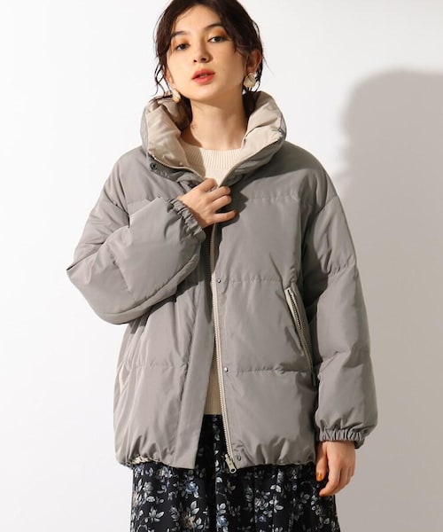 OZOC(オゾック)の「リバーシブルダウン(ジャケット/アウター・レディース・ブラック(019)/ナチュラル(050)/グレー(012)・38(M)/40(L))」の17枚目の写真