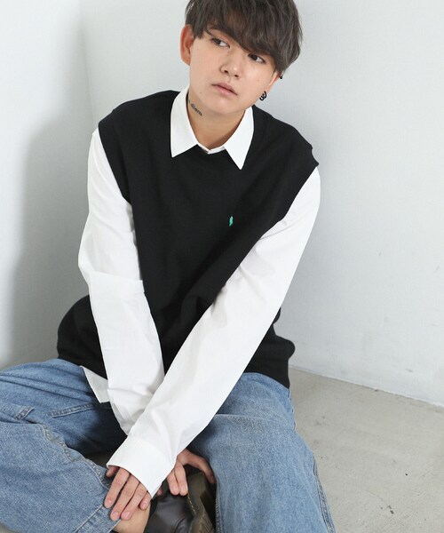 BOYSHE（ボーイシー）の「スタンダード 玉縁ポケットシャツ　ホワイト（シャツ/ブラウス・レディース・その他）」の7枚目の写真